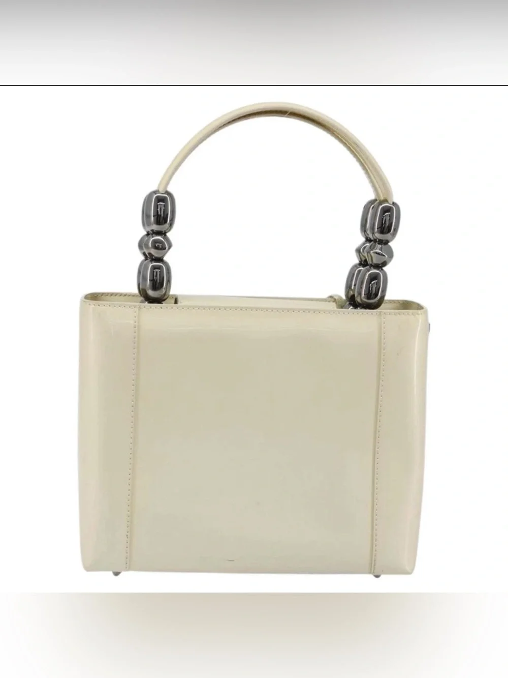 Christian Dior Maris Pearl Bag Patent leather Authentic